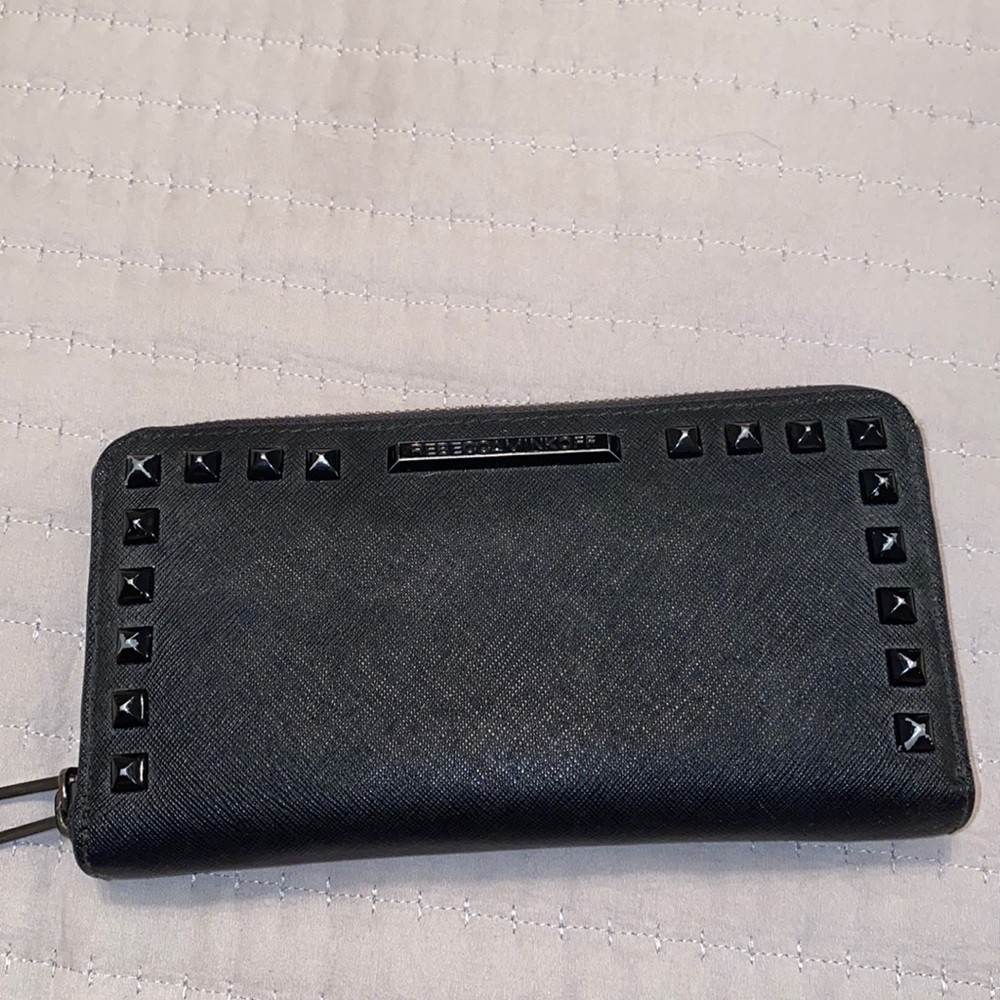 Rebecca Minkoff black leather wallet